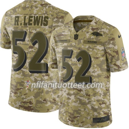 Miesten Baltimore Ravens NFL Pelipaita Ray Lewis 52 Nike Salute to Service